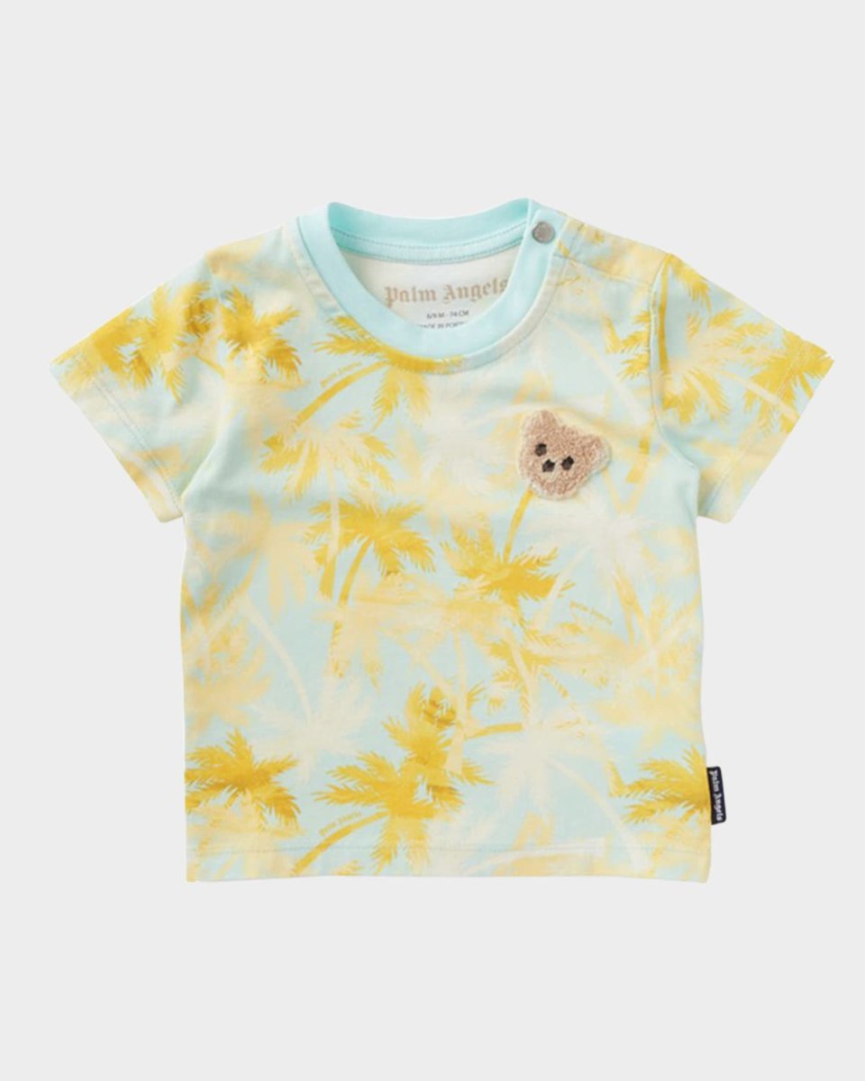 Boy's Palm-Tree Printed T-Shirt, Size 3M-3